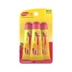 Carmex Moisturizing Lip Balm Fresh strawberry, 10 gm Puck of 3